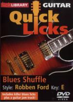 Guitar Quick Licks Blues Shuffle Lick Library Dvd Sheet Music Songbook