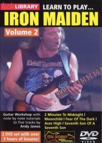 Iron Maiden Learn To Play Vol 2 Lick Library Dvd Sheet Music Songbook