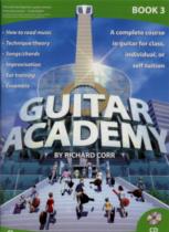 Guitar Academy Corr Book 3 + Cd Sheet Music Songbook
