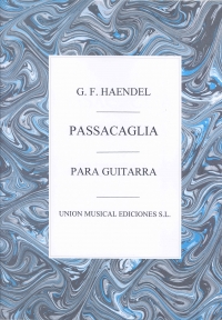 Handel Passacaglia (garcia Velasco) Guitar Solo Sheet Music Songbook