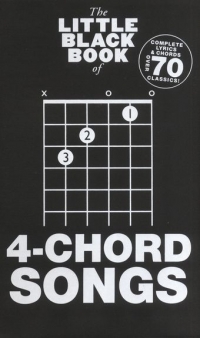 Little Black Book Of 4 Chord Songs Sheet Music Songbook