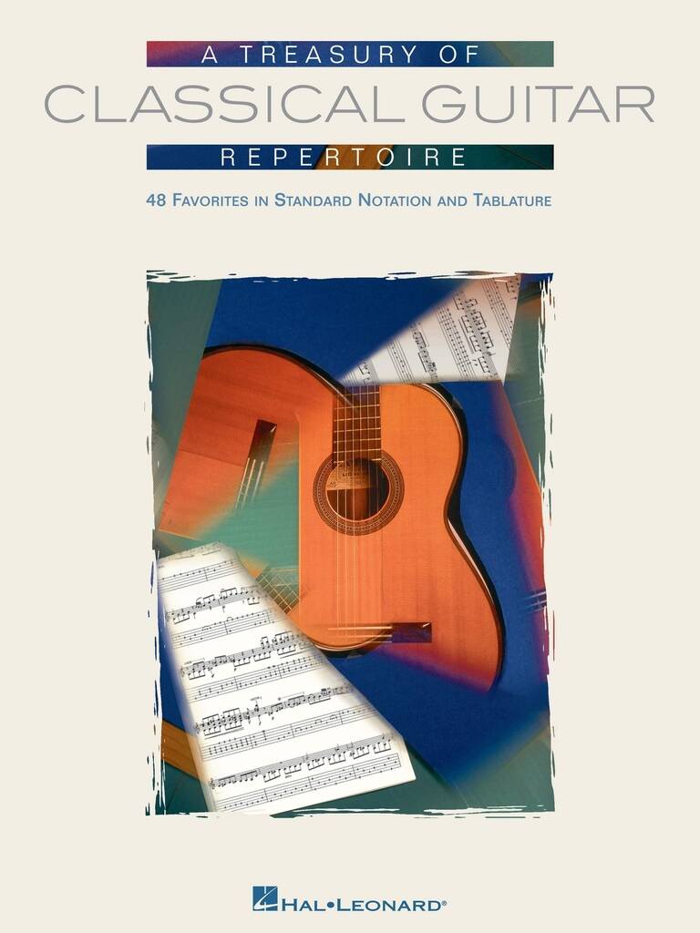 Treasury Of Classical Guitar Repertoire Tab Sheet Music Songbook