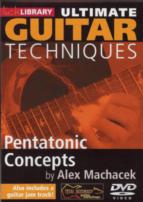 Guitar Quick Licks Pentatonic Concepts Dvd Sheet Music Songbook