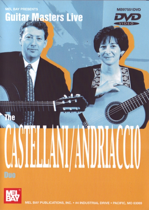 Castellani Andriaccio Duo Guitar Masters Live Dvd Sheet Music Songbook
