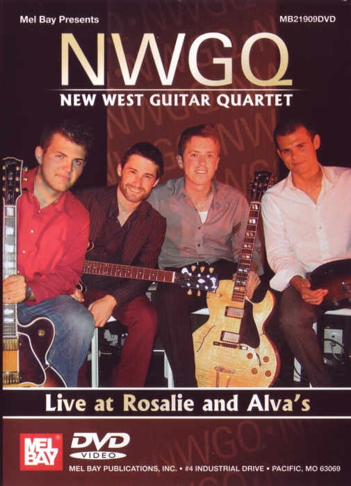 New West Guitar Quartet Live Rosalie & Alvas Dvd Sheet Music Songbook