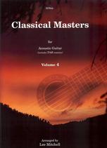 Classical Masters Vol 4 Acoustic Guitar Tab Sheet Music Songbook