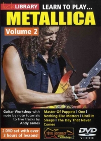 Metallica Learn To Play 2 Lick Library Dvd Sheet Music Songbook