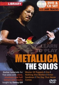 Metallica Learn To Play The Solos Lick Library Dvd Sheet Music Songbook