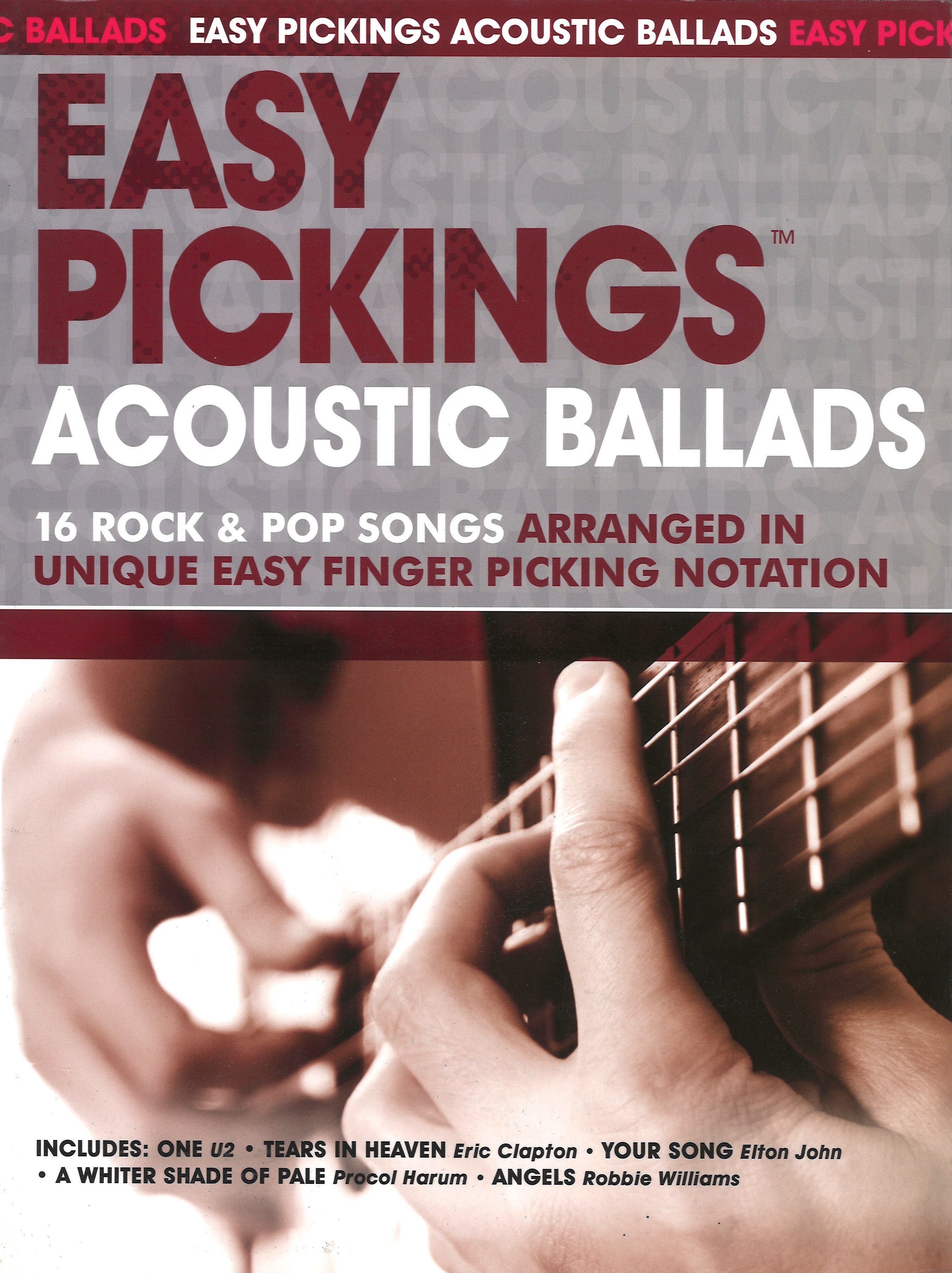 Easy Pickings Acoustic Ballads Guitar Sheet Music Songbook