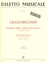Regondi Fantasie Uber Don Giovanni Guitar Sheet Music Songbook