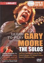 Gary Moore Learn To Play The Solos Lick Lib Dvd Sheet Music Songbook
