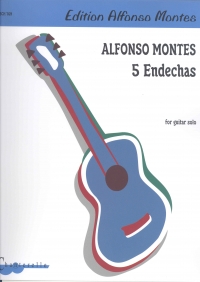 Montes 5 Endechas Guitar Solo Sheet Music Songbook