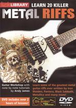 Learn 20 Killer Metal Riffs Lick Library Dvd Sheet Music Songbook