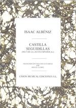 Albeniz Castilla Seguidillas Llobet 2 Guitars Sheet Music Songbook