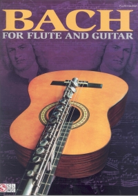Bach For Flute & Guitar Tab Sheet Music Songbook