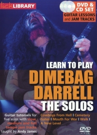 Dimebag Darrell Learn To Play The Solos Dvd Sheet Music Songbook