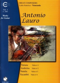 Lauro Guitar Works Vol 1 Diaz Sheet Music Songbook