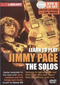 Jimmy Page Learn To Play The Solos Lick Lib Dvd Sheet Music Songbook