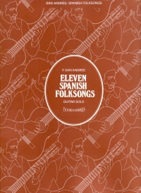 San Andres 11 Spanish Folksongs Guitar Sheet Music Songbook