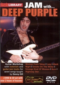 Deep Purple Jam With Lick Library Dvds/cd Sheet Music Songbook