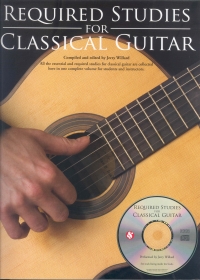 Required Studies Classical Guitar Willard Bk & Cd Sheet Music Songbook