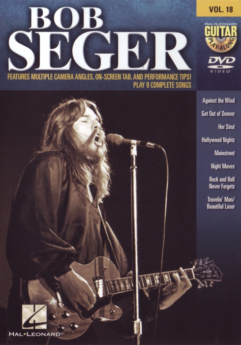 Guitar Play Along Dvd 18 Bob Seger Dvd Sheet Music Songbook