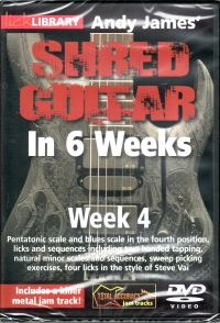Shred Guitar In 6 Weeks James Week 4 Lick Lib Dvd Sheet Music Songbook