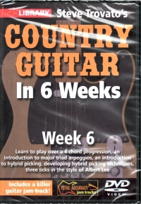 Country Guitar In 6 Weeks Trovato Week 6 Dvd Sheet Music Songbook
