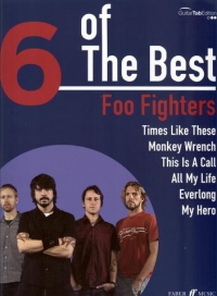 Foo Fighters 6 Of The Best Guitar Tab Sheet Music Songbook