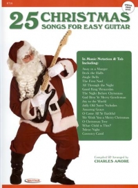 25 Christmas Songs For Easy Guitar Amore Tab Sheet Music Songbook
