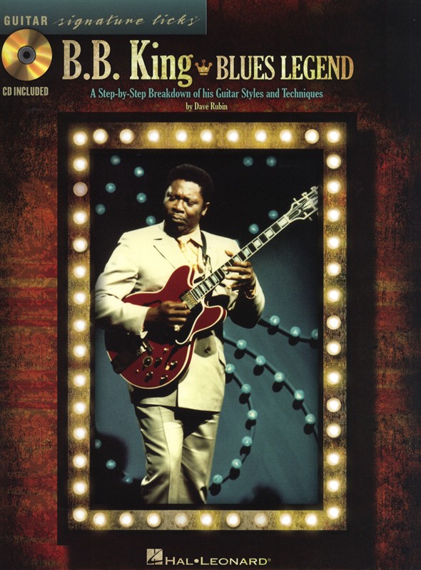 B B King Blues Legend Signature Licks Book & Cd Sheet Music Songbook