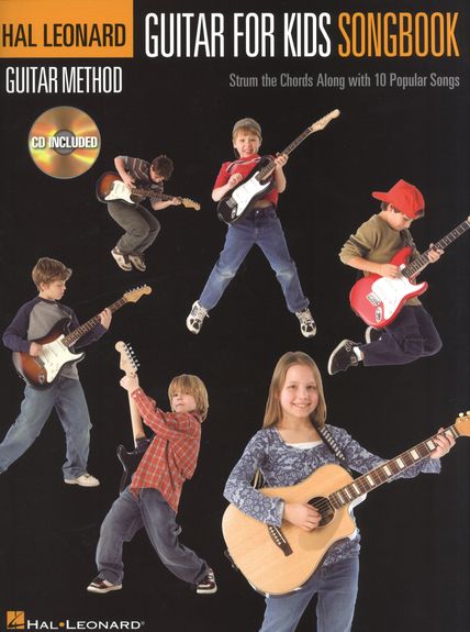 Guitar For Kids Songbook + Cd Hal Leonard Method Sheet Music Songbook