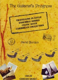 Burden Celtic Suite Caribbean Collection 4 Guitars Sheet Music Songbook