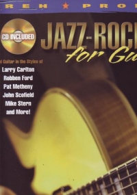 Jazz Rock Solos For Guitar Pro Licks Book & Cd Sheet Music Songbook