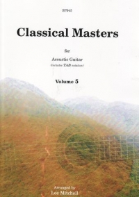Classical Masters Vol 5 Acoustic Guitar Tab Sheet Music Songbook