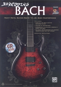 Shredding Bach Schauss Guitar Tab Book & Audio Sheet Music Songbook