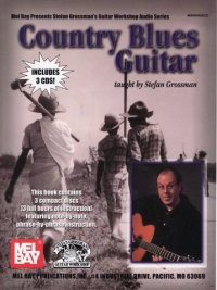 Country Blues Guitar Book And 3 Cd Set Grossman Sheet Music Songbook