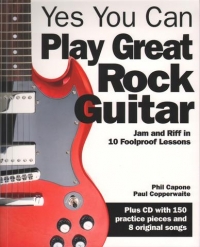 Yes You Can Play Great Rock Guitar Book & Cd Sheet Music Songbook