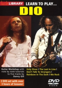 Learn To Play Dio Guitar Lick Library Dvd Sheet Music Songbook