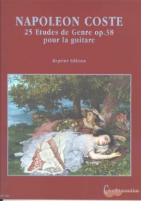Coste 25 Etudes De Genre Op38 Guitar Sheet Music Songbook