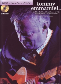 Tommy Emmanuel Guitar Signature Licks Book & Cd Sheet Music Songbook