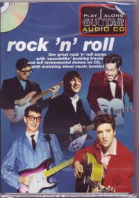 Play Along Guitar Audio Cd Rock N Roll + Booklet Sheet Music Songbook