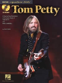 Tom Petty Guitar Signature Licks Book & Cd Sheet Music Songbook