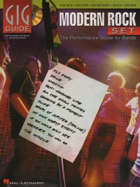 Gig Guide Modern Rock Set Book & Cd Sheet Music Songbook