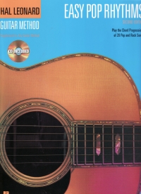 Easy Pop Rhythms Hal Leonard Guitar + Audio Sheet Music Songbook