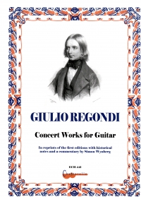 Regondi Concert Works Guitar Opp19-23 Sheet Music Songbook
