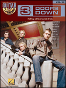 Guitar Play Along 60 3 Doors Down Book & Cd Sheet Music Songbook