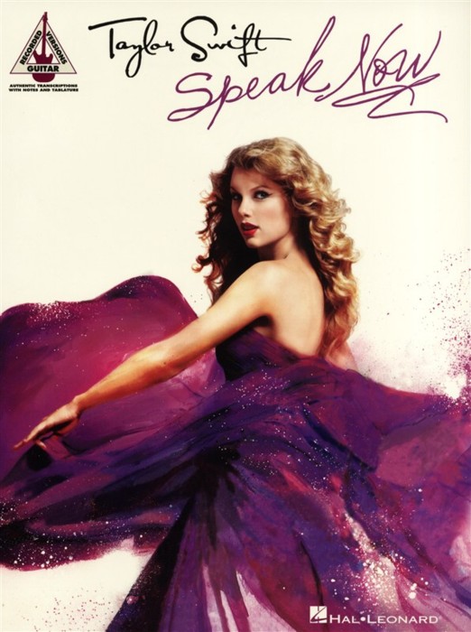Taylor Swift Speak Now Guitar Tab Sheet Music Songbook