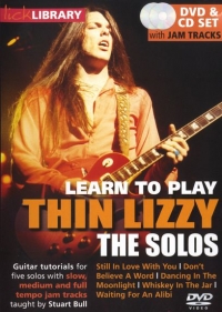 Learn To Play Thin Lizzy The Solos Lick Librarydvd Sheet Music Songbook