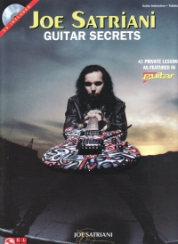 Joe Satriani Guitar Secrets  Tab Book & Cd Sheet Music Songbook